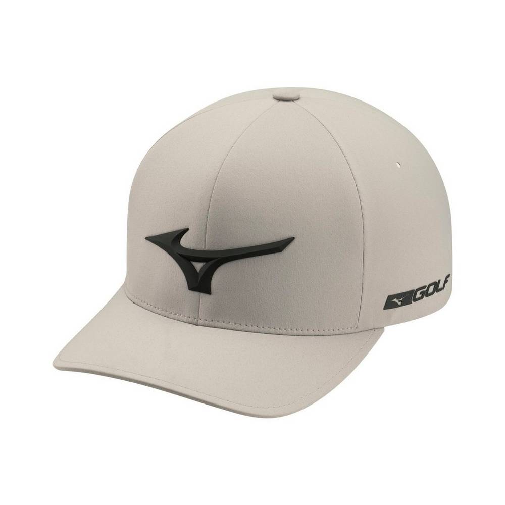 Mizuno Men's Tour Delta Fitted Hat Grey (260334-SGU)